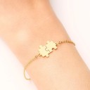 Pulsera de cadena tipo rompecabezas para mujer 3