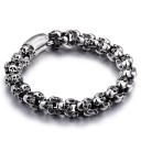 Pulsera de calavera para hombre 3