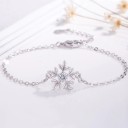 Pulsera de copo de nieve para mujer 4
