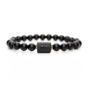 Pulsera de cuentas con el signo del zodiaco para mujer 8