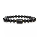 Pulsera de cuentas con el signo del zodiaco para mujer 9