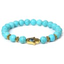 Pulsera de cuentas con ojo del diablo 1