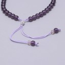 Pulsera de cuentas de amatista para mujer 5