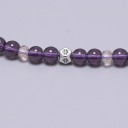 Pulsera de cuentas de amatista para mujer 6