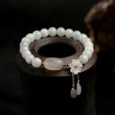 Pulsera de cuentas de jade para mujer 1