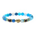 Pulsera de cuentas de mujer Buda 12