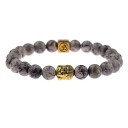 Pulsera de cuentas de mujer Buda 25