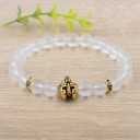Pulsera de cuentas para hombre con casco 10