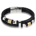 Pulsera de cuero para hombre H258 2
