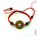 Pulsera de hilo de monedas antiguas 2