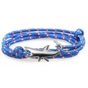 Pulsera de hilo multicapa con forma de tiburón 18