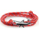 Pulsera de hilo multicapa con forma de tiburón 20