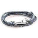 Pulsera de hilo multicapa con forma de tiburón 25