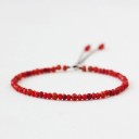 Pulsera de hilo para mujer con cuentas P27 1