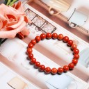 Pulsera de jaspe rojo para mujer 1
