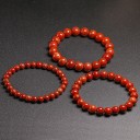 Pulsera de jaspe rojo para mujer 2
