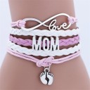 Pulsera de mamá multicapa para mujer 4