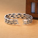 Pulsera de mujer abierta con forma de pez P163 4