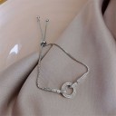Pulsera de mujer con anillo 4