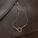 Pulsera de mujer con anillo 1
