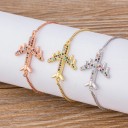 Pulsera de mujer con avión 2