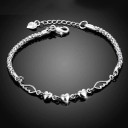 Pulsera de mujer con bolas de corazones y alas 1
