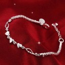 Pulsera de mujer con bolas de corazones y alas 4