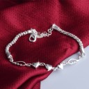 Pulsera de mujer con bolas de corazones y alas 5