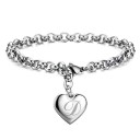 Pulsera de mujer con colgante de corazón H60 6