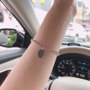 Pulsera de mujer con colgante de hoja 3