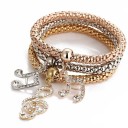 Pulsera de mujer con colgantes 3 uds. 3