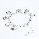 Pulsera de mujer con colgantes H300 1