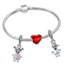 Pulsera de mujer con corazón H572 1