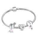 Pulsera de mujer con corazón H572 8