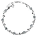 Pulsera de mujer con corazones y piedras A1670 1