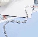 Pulsera de mujer con corazones y piedras A1670 4