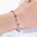 Pulsera de mujer con corazones y piedras A1695 2