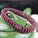 Pulsera de mujer con cuentas de granate 6