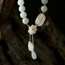Pulsera de mujer con cuentas y flor 3