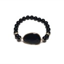 Pulsera de mujer con cuentas y piedra 2
