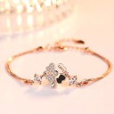 Pulsera de mujer con trébol de cuatro hojas 5