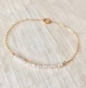 Pulsera de mujer de cadena con perlas H105 2