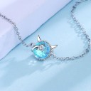 Pulsera de mujer de cadena con piedras y cuernos 3