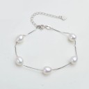Pulsera de perlas para mujer P48 1