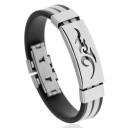 Pulsera de silicona para hombre H628 5