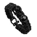 Pulsera de supervivencia espartana para hombre 13