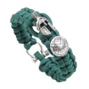 Pulsera de supervivencia espartana para hombre 22