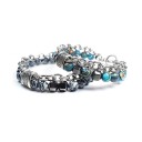 Pulsera doble con cierre americano 2