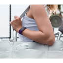 Pulsera inteligente con pantalla táctil OLED Monitor de frecuencia cardíaca Podómetro SpO2 Monitor de sueño Fitness tracker circunferencia 16–18,5 cm 2