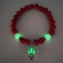 Pulsera luminosa de mujer con loto 5